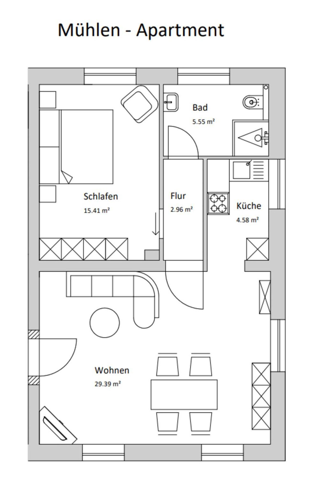 Muehlen-Apartment Im Herrenhaus Rheinblick Xanten Dış mekan fotoğraf
